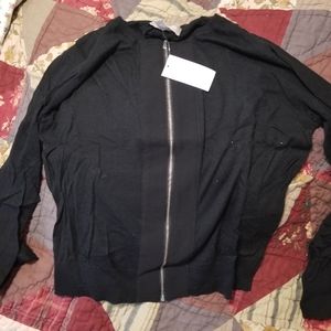 Banana Republic zip front blouse/sweater